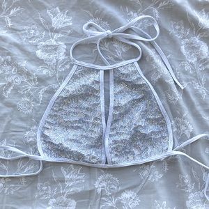 Rave/Festival Sequin Halter Top